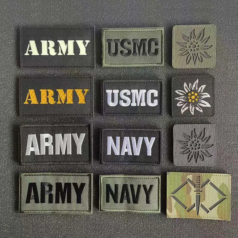 Colección completa de insignias tácticas reflectantes