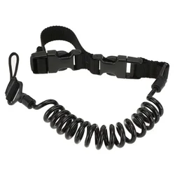 Cordón elástico antipérdida táctico para linterna y Airsoft