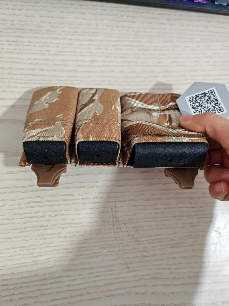 Bolsa táctica para cargadores dobles 5,56 y 9 mm MOLLE - imagen 3