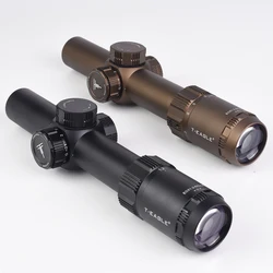 Mira telescópica LPVO 1,2-6x24 para rifle, caza y airsoft