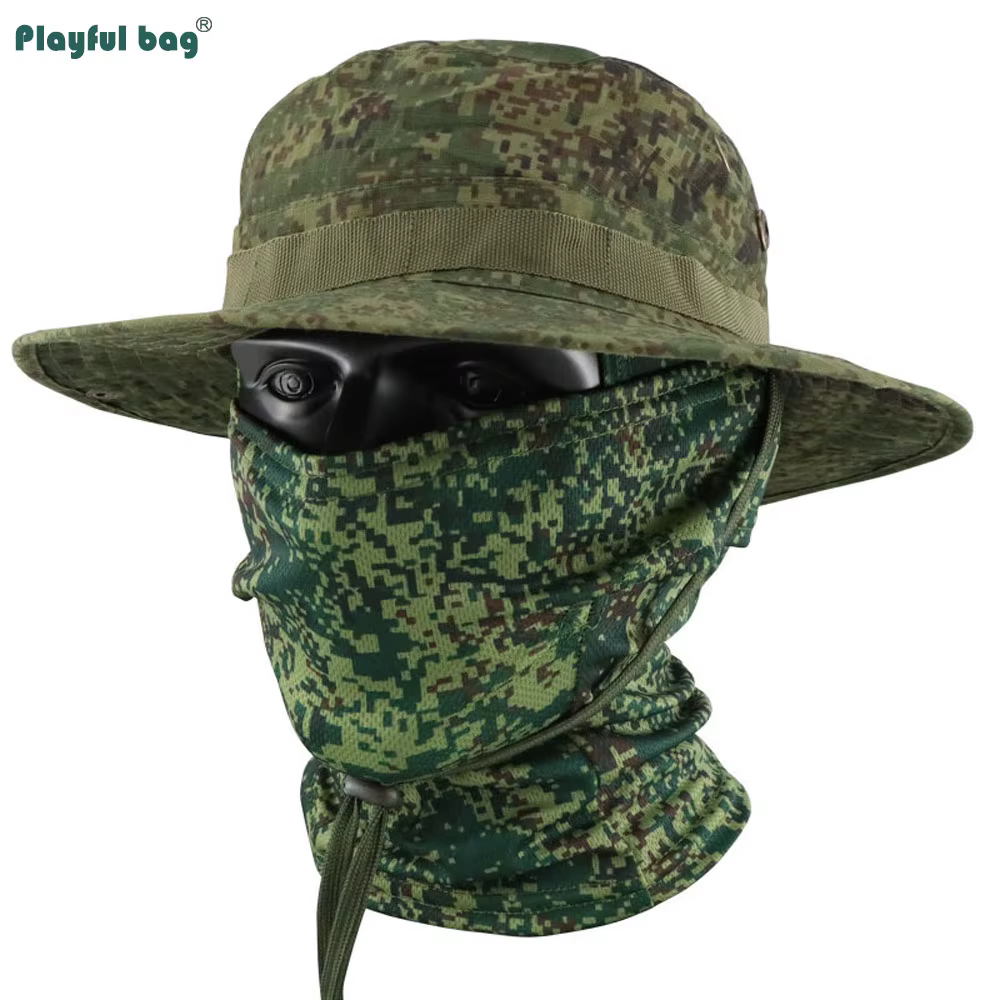 Gorro táctico camuflaje Bonnie, vista lateral