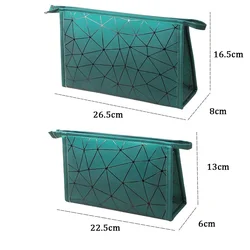Rhombus bolsa de aseo impermeable PU, gran capacidad para viaje