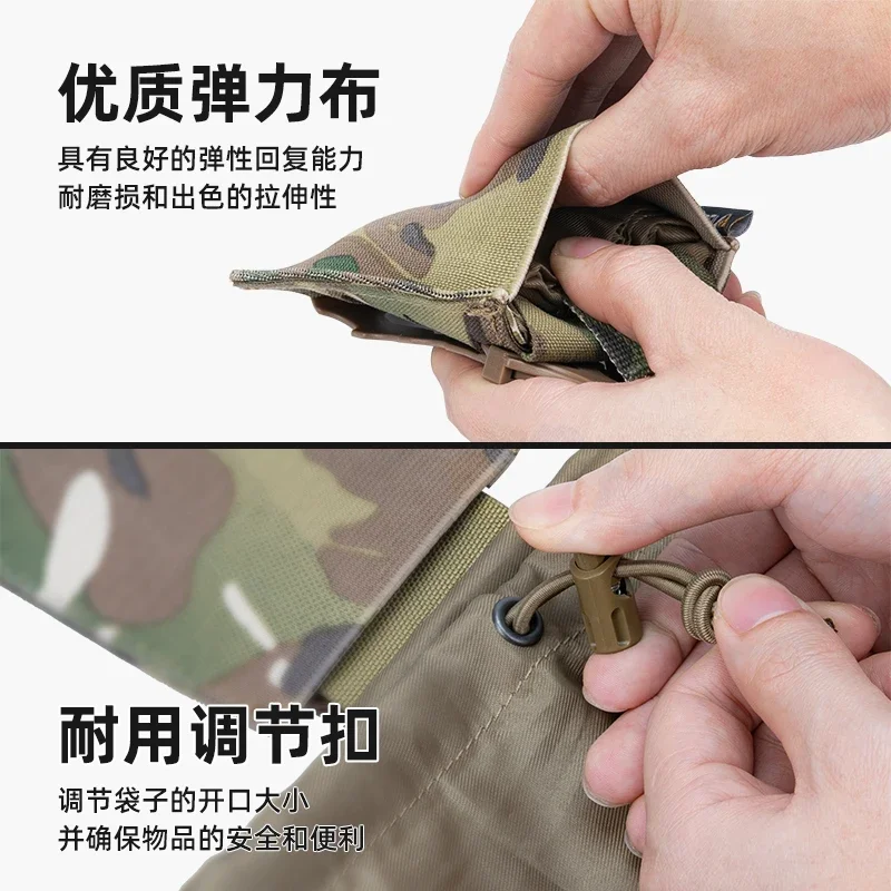 Detalle de fijación tipo MOLLE
