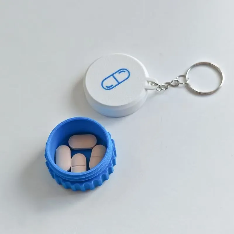 Pastillero estanco para medicamentos sellado, viaje y aire libre - imagen 5