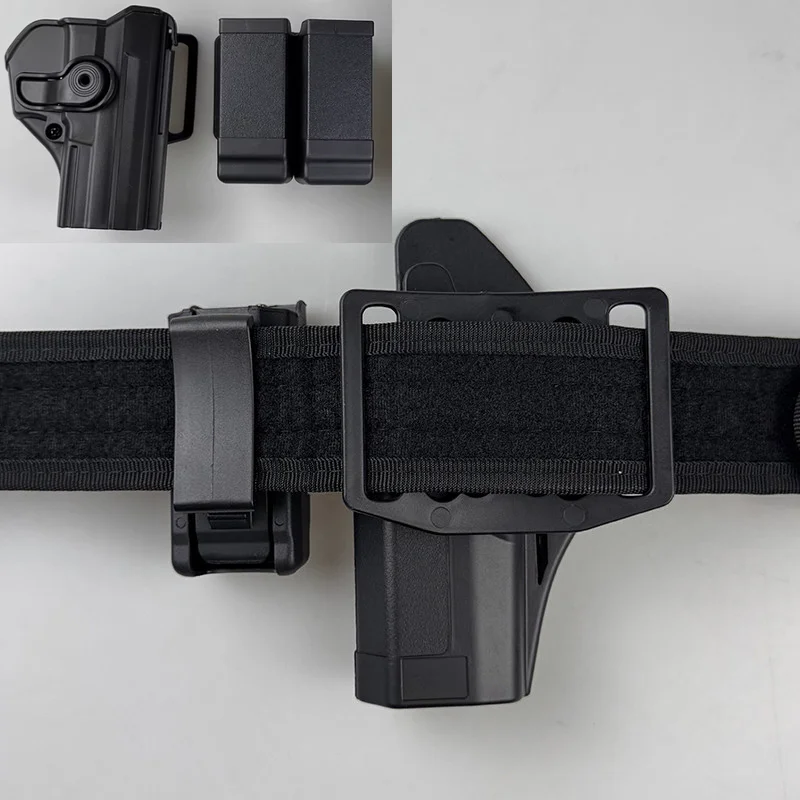 Funda táctica P320 para cinturón con bolsa cargador y caza - imagen 3