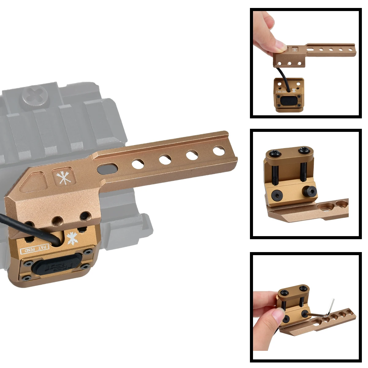 SureFire M600B linterna táctica LED estroboscópica con riel Picatinny - imagen 5