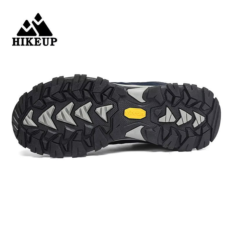 HIKEUP Zapatillas de senderismo antideslizantes para hombre, resistentes - imagen 3