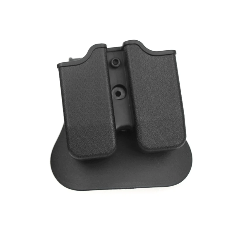 Vista lateral de la funda táctica con sistema de rotación