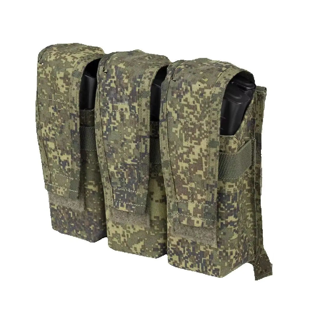 Bolsa táctica para chaleco con solapa y sistema MOLLE modular - imagen 4