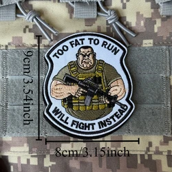 Parche táctico militar bordado Velcro gancho y bucle para mochila