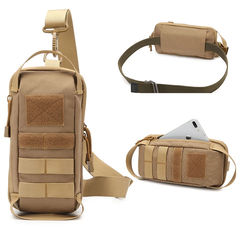Bolso táctico en uso