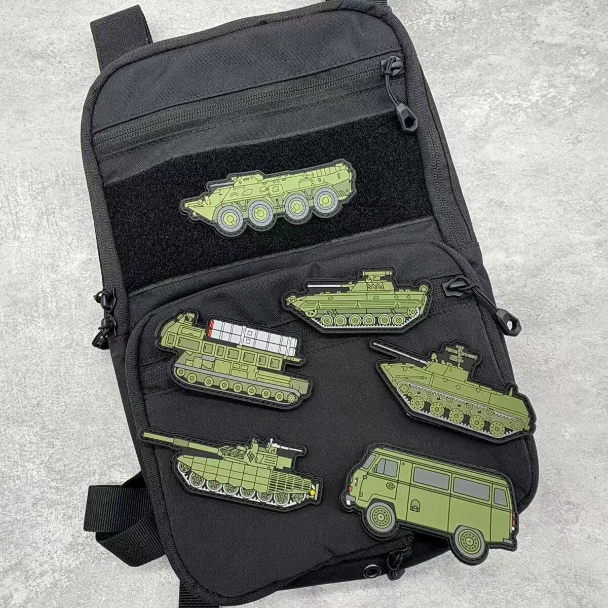Insignias tácticas con gancho y bucle blindados BTR BMP T-90 - imagen 5