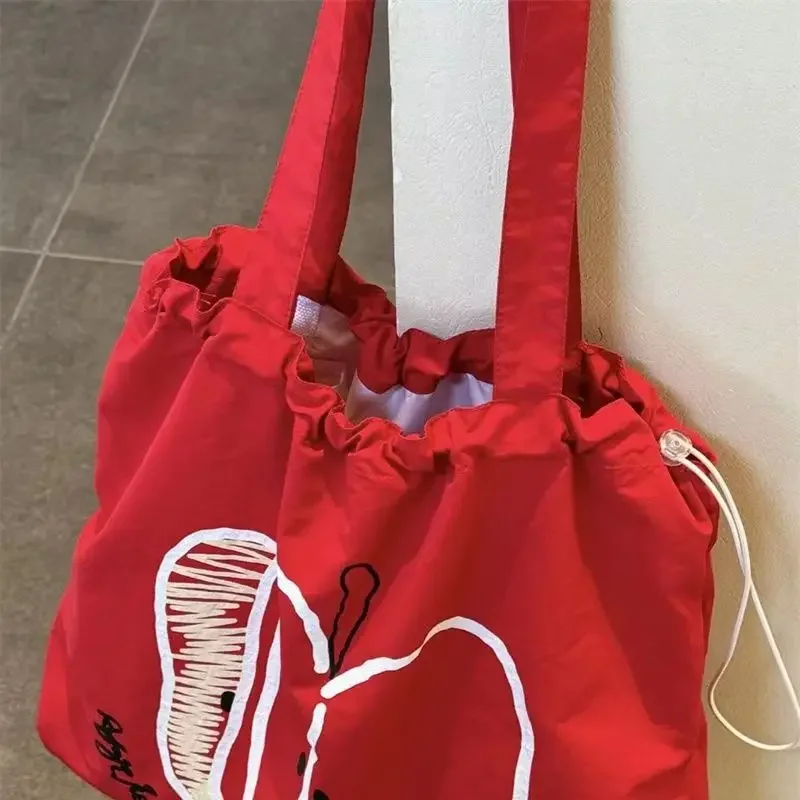 Bolsa táctica de lona con cordón gran capacidad para viajes - imagen 5