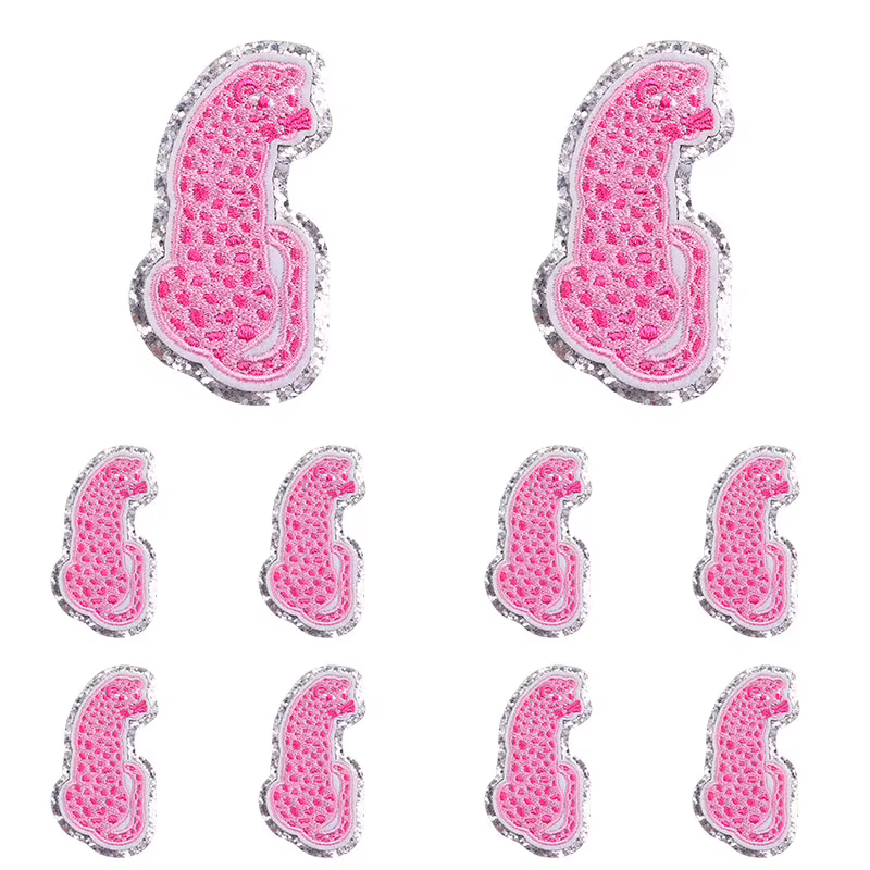 Parches chenilla mariposa – Termoadhesivos para ropa y gorras - imagen 2