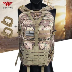 YAKEDA Mochila táctica con múltiples bolsillos para senderismo