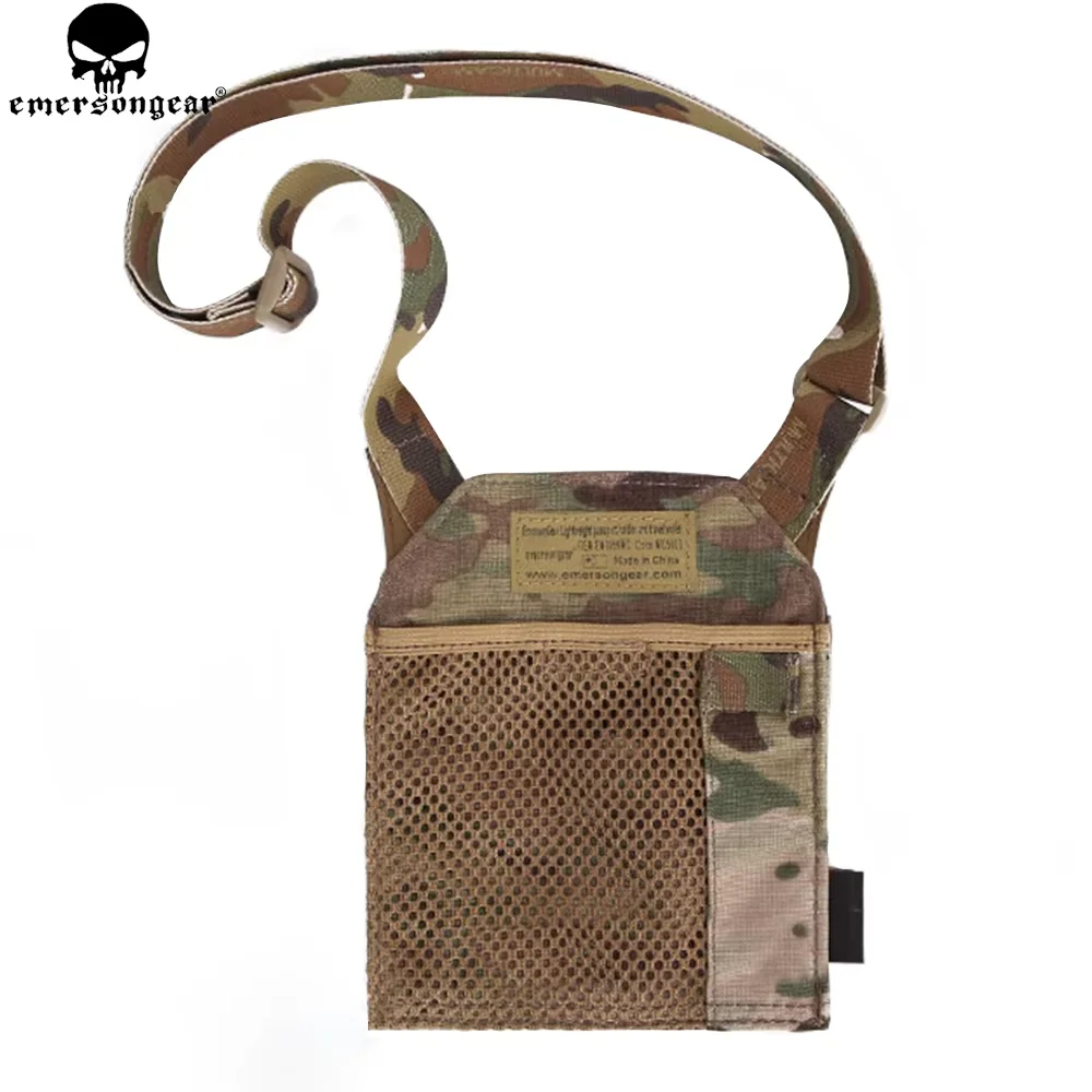 EMERSON Porta Pasaportes Colgante Cuello Táctico Ligero Multicámara - imagen 3