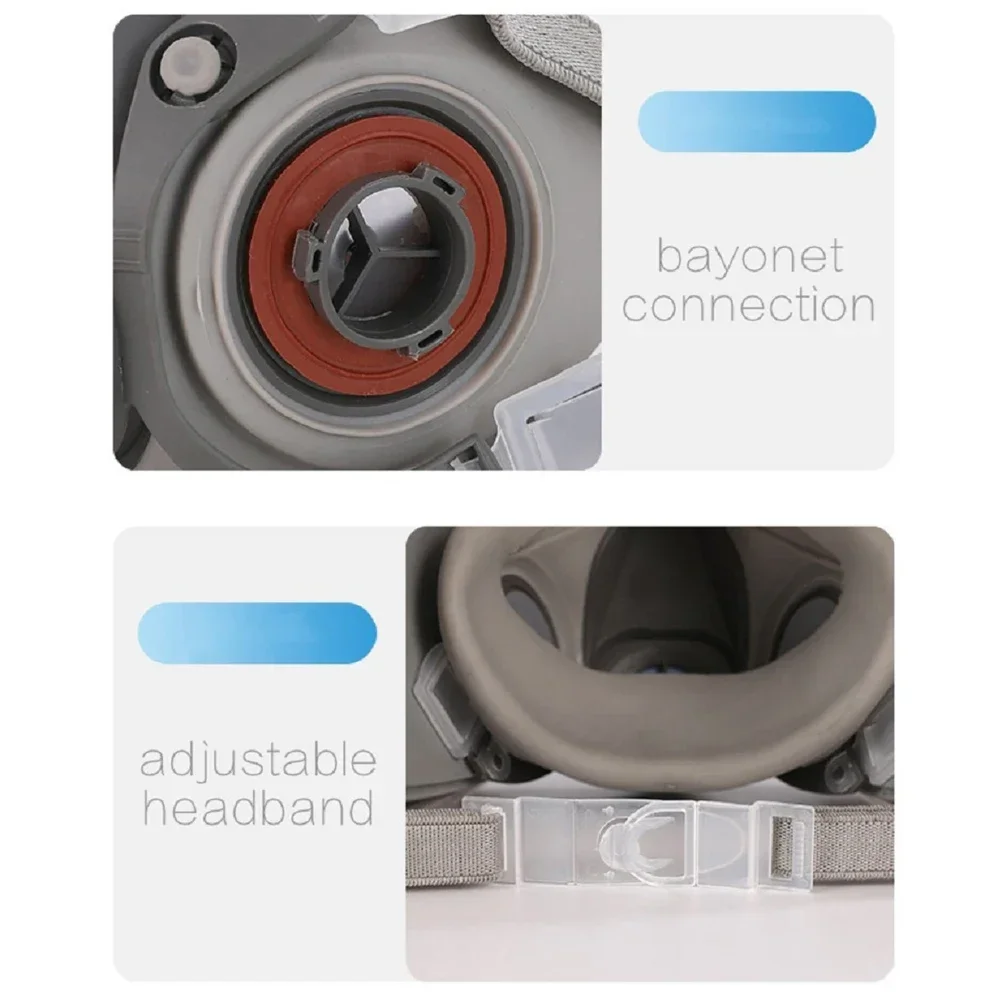 Máscara de gas antipolvo 6200 filtros 3M profesionales homologada - imagen 4