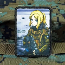 Klett parche táctico de manga para niñas - insignia moral Tucenia rusa
