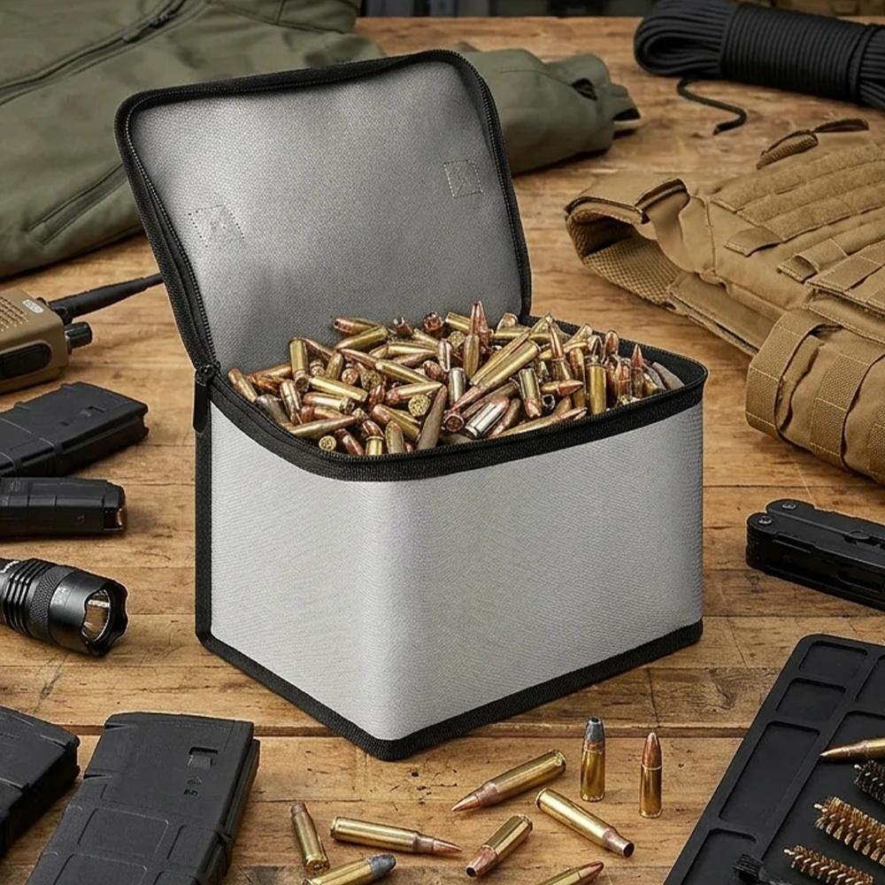 Bolsa táctica para municiones resistente al fuego y transporte - imagen 3