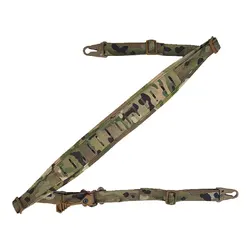 Correa bandolera táctica multicam airsoft con doble sujeción