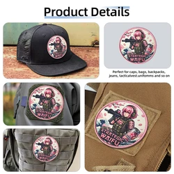 Parche táctico Velcro Waifu anime – Mochila y chaleco