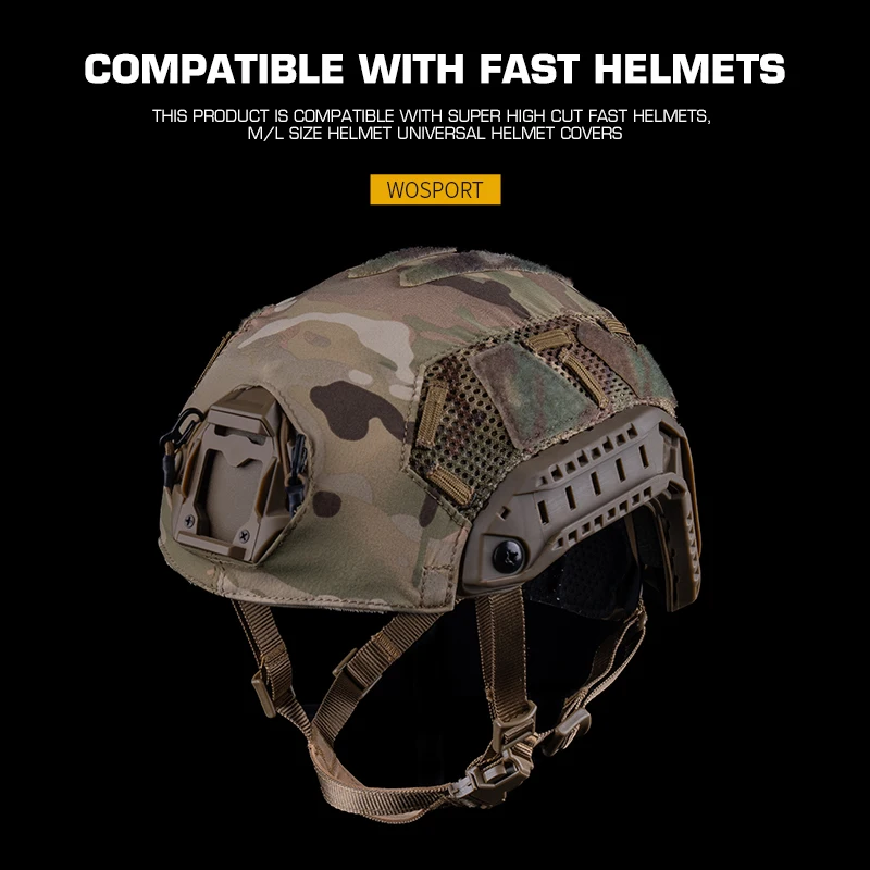 Funda Casco Táctico Super High-Cut Gen4 – Compatible SF Fast – Poseidon M/L - imagen 2