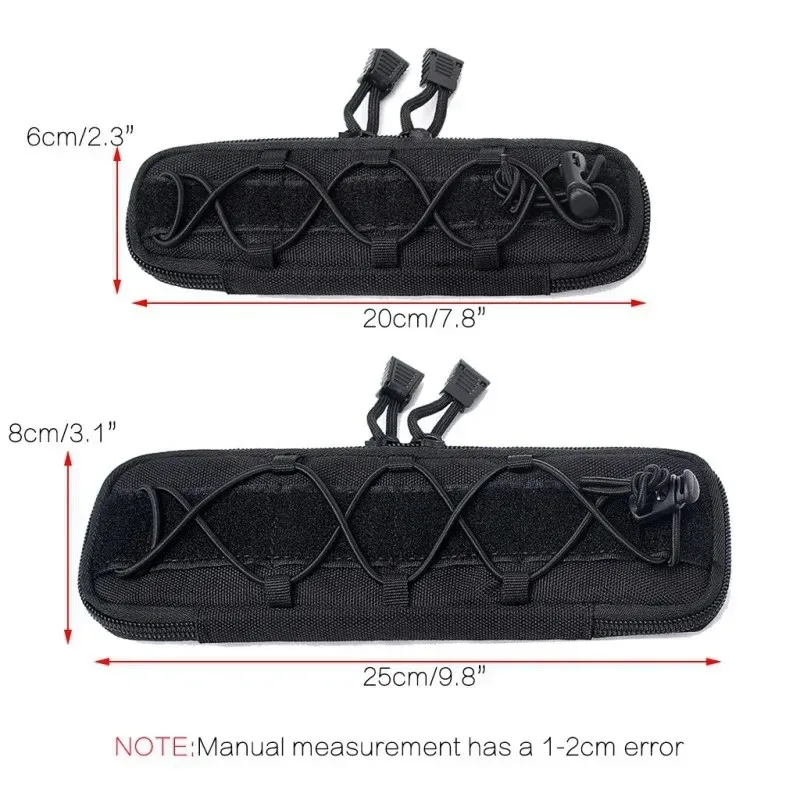 Juego cuchillos tácticos MOLLE EDC multifuncionales bolsa nailon caza