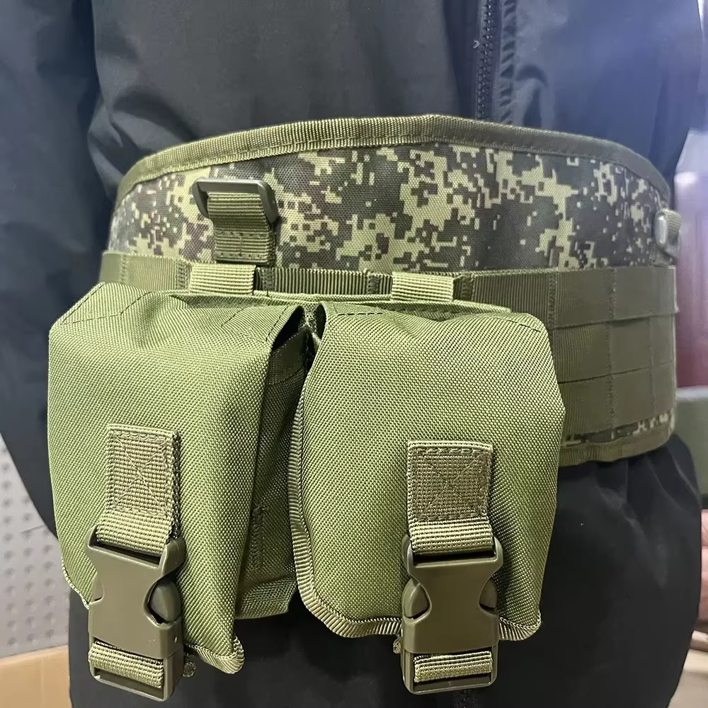 Porta granadas doble MOLLE táctico para chaleco - imagen 3