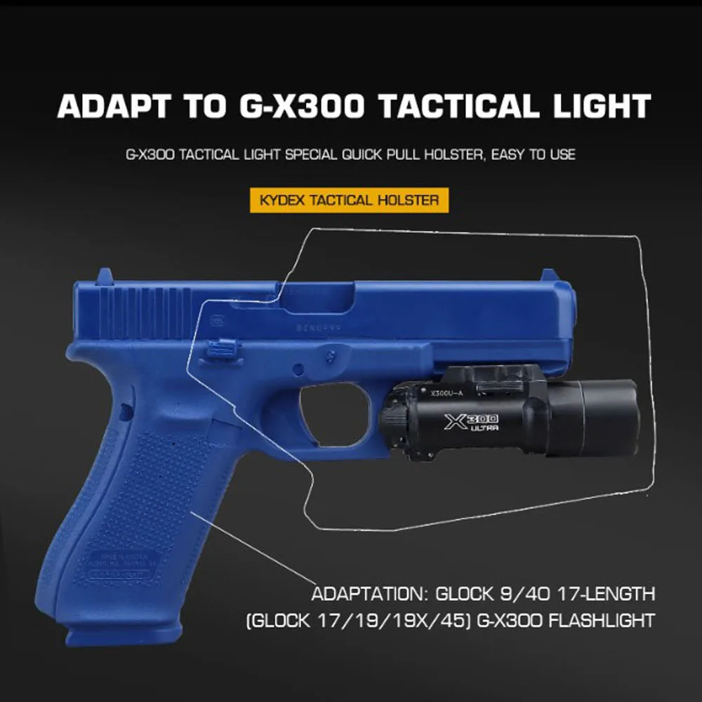 Glock X300 funda táctica Kydex liberación rápida - imagen 5