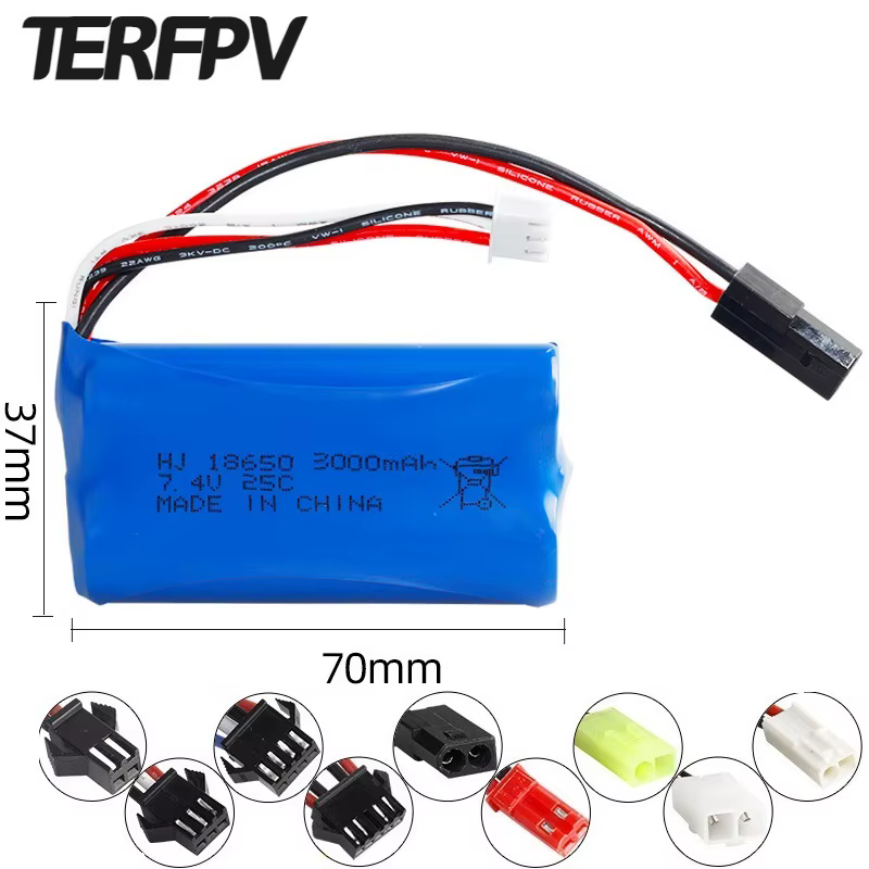 Batería LiPo para coche RC compatible MJX y Wltoys - imagen 3