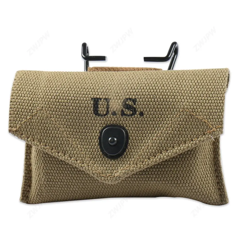 Remake bolsa táctica estilo retro militar para auxilios con ganchos - imagen 2