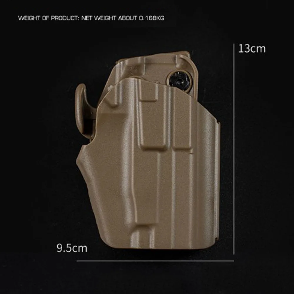 Funda táctica de extracción rápida para pistola ajustable con cinturón - imagen 4