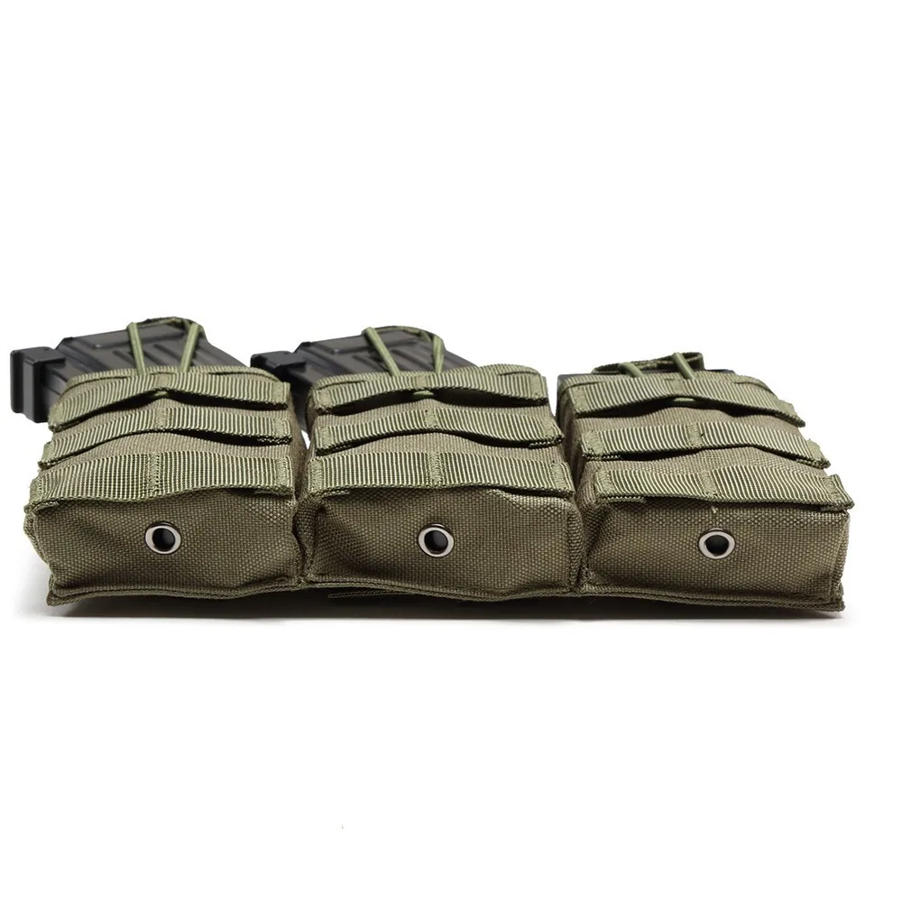 Bolsa táctica MOLLE con triple compartimento