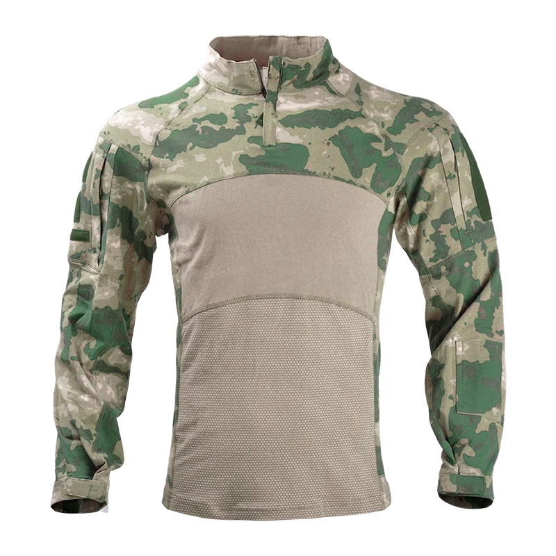 Camisa táctica camuflaje transpirable manga larga hombre resistente - imagen 4