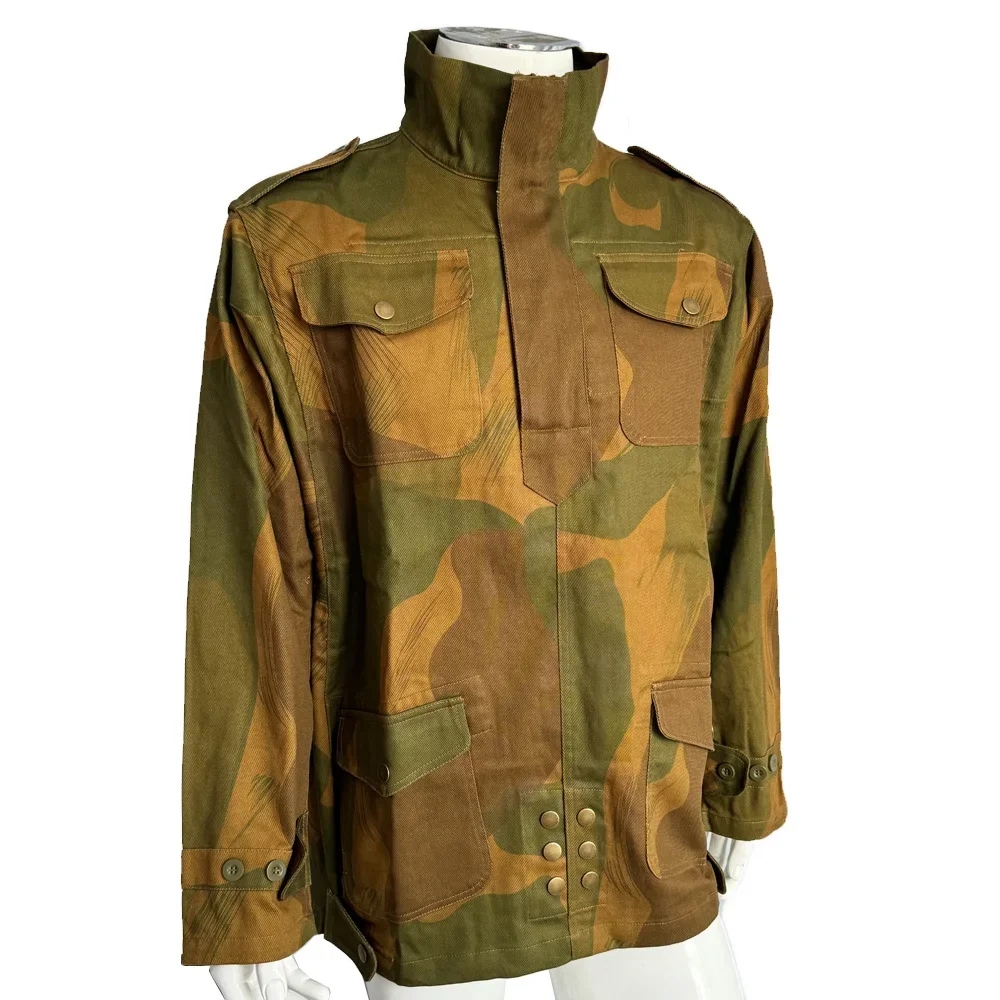 Chaqueta Denison M1944 camuflaje militar WWII réplica - imagen 2