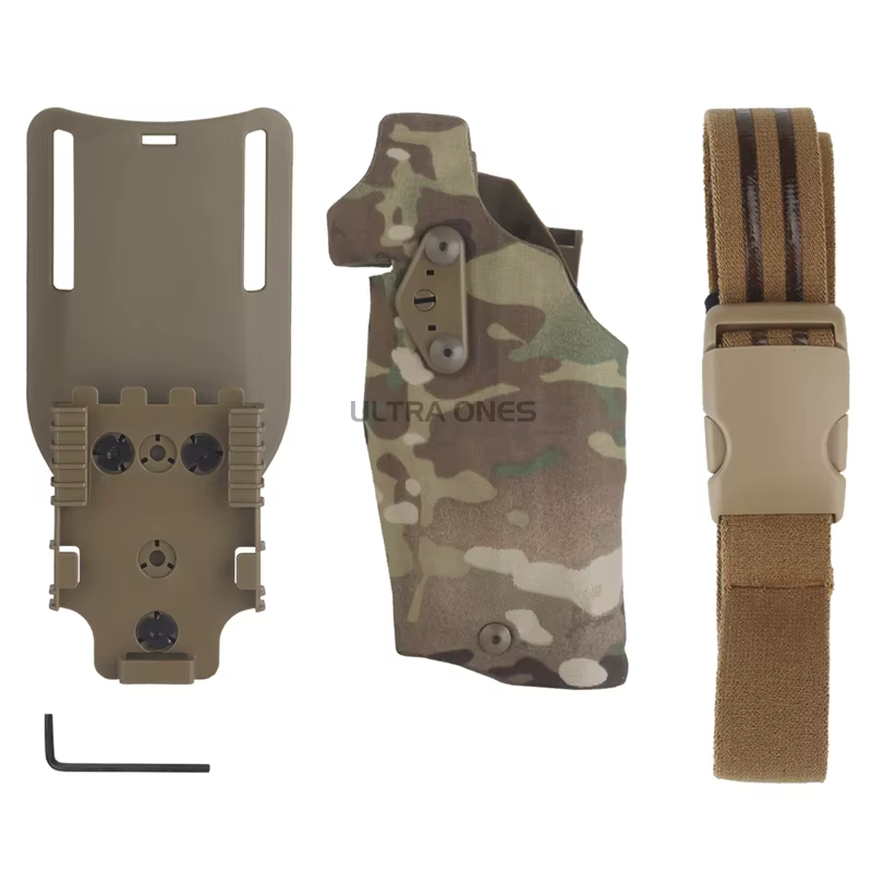 Funda táctica G17 Gen4 G19 zurdo X300U liberación rápida airsoft