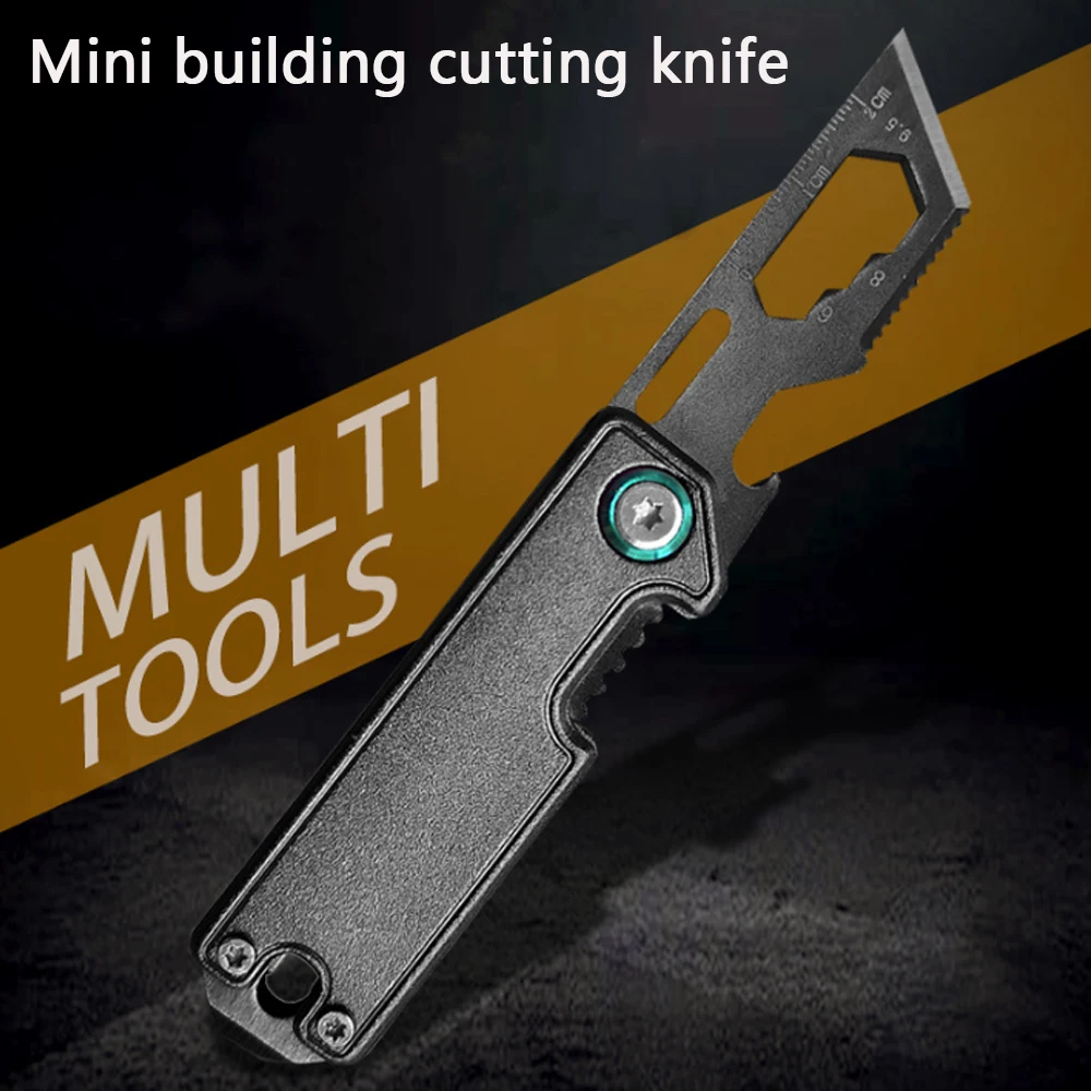 Cuchillo multifuncional compacto para exteriores
