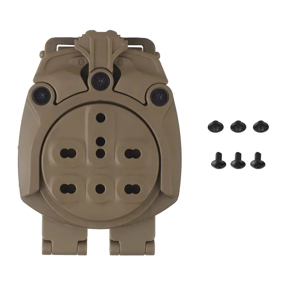 Adaptador base MOLLE desconexión rápida 360° táctica - imagen 3