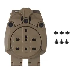 Adaptador base MOLLE desconexión rápida 360° táctica