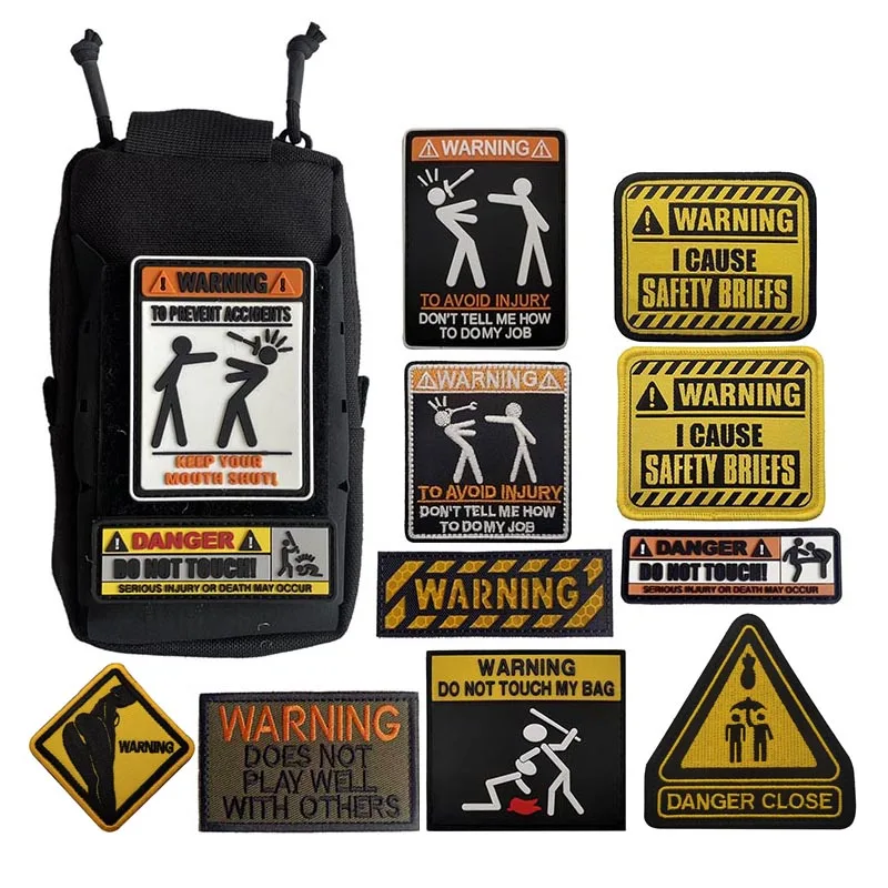 Parche táctico adhesivo bordado PVC y goma para ropa, mochila - imagen 5