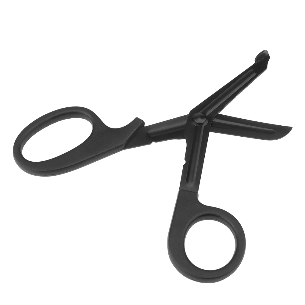 Tijeras paramédicas tácticas 7.5" – Filo serrado primeros auxilios