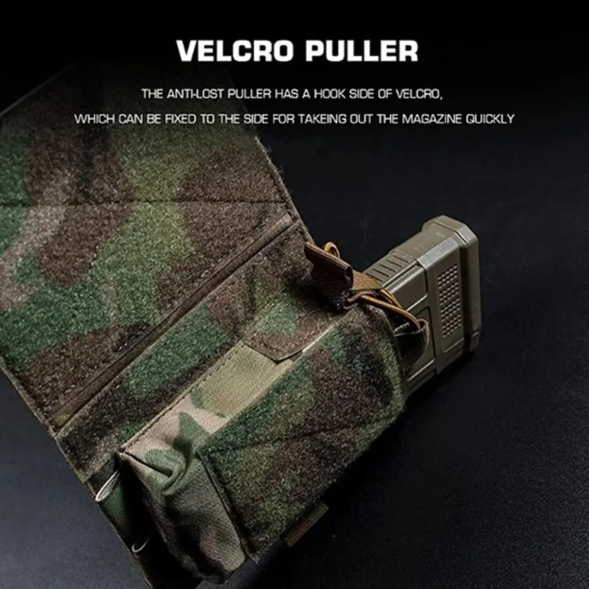 Bolsa cargador MAG con solapa para chaleco MOLLE, radio - imagen 5
