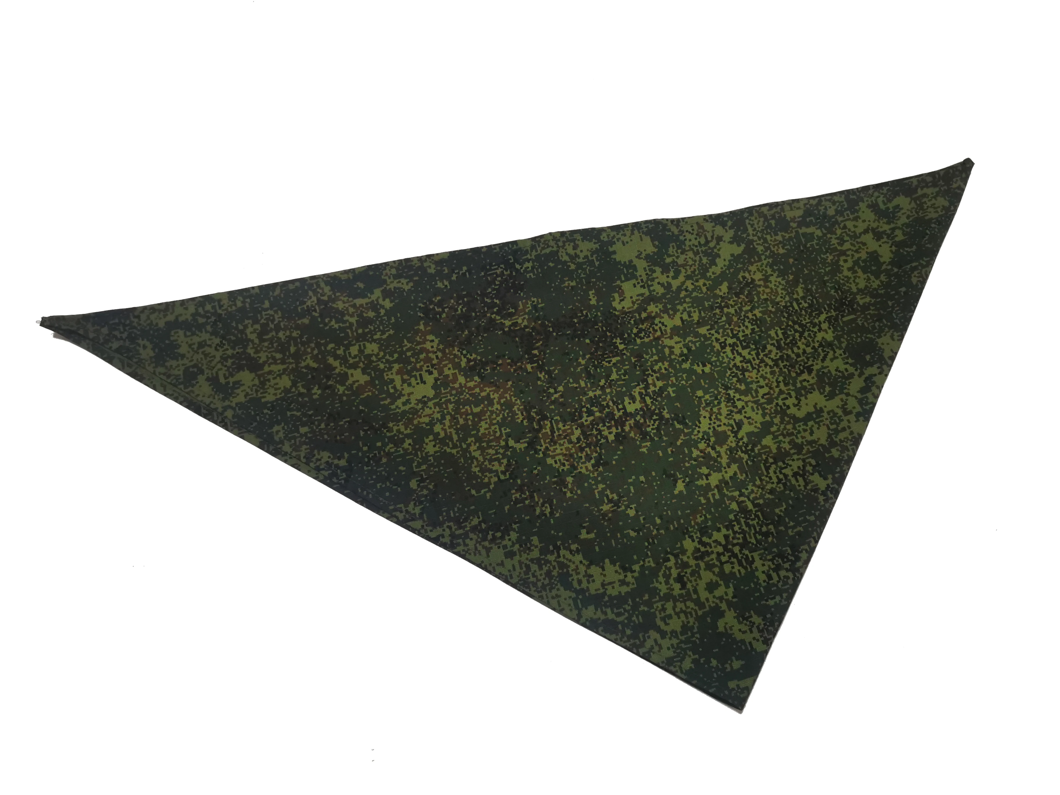 Pañuelo triangular camuflaje militar vista frontal