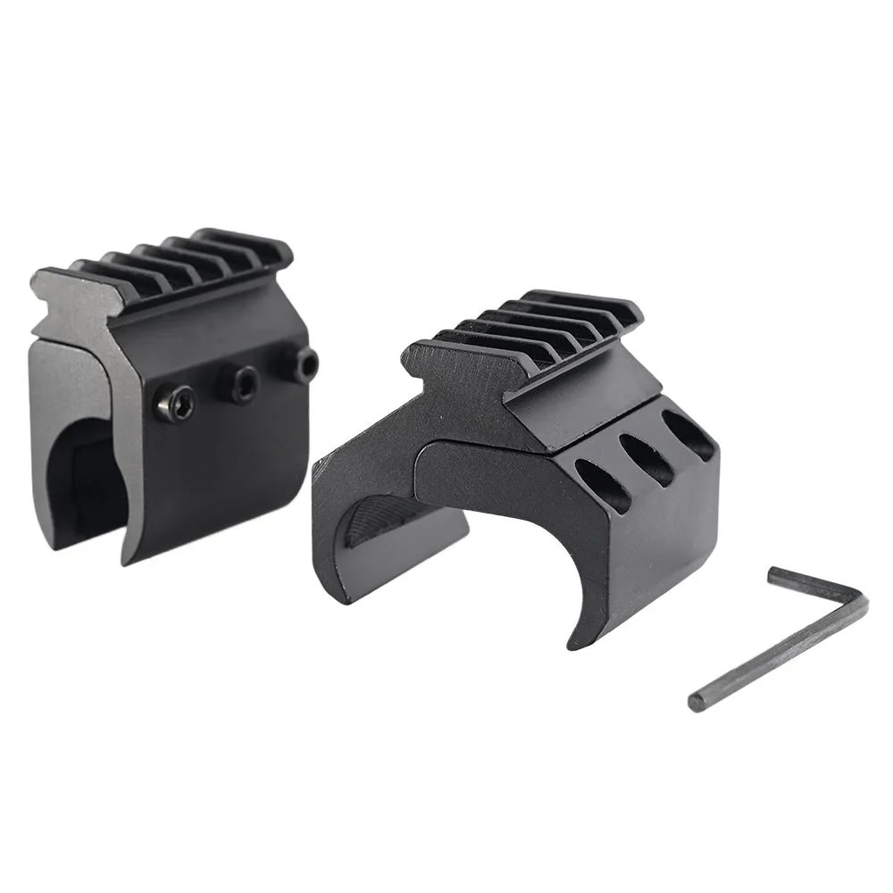 Base de montaje 20 mm Picatinny para óptica y linterna táctica - imagen 3