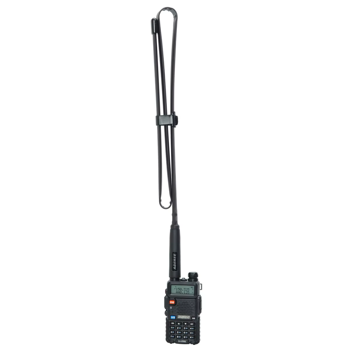 Antena táctica ABBREE CS SMA 144/430MHz para Baofeng – Plegable - imagen 4