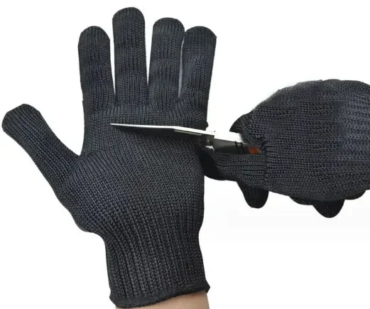 Guantes anticorte HPPE nivel 5 para trabajo - proteccion laboral