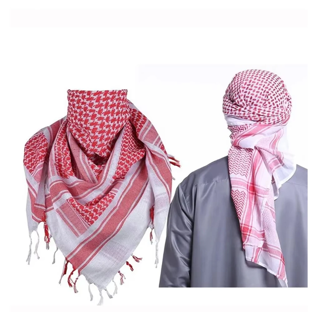 Khaifiyah turbante musulmán a cuadros – gorro de oración hombre - imagen 5