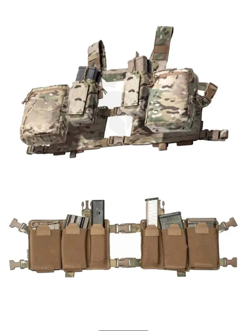 Arnés táctico MOLLE de liberación rápida con bolsa para cargadores - imagen 2