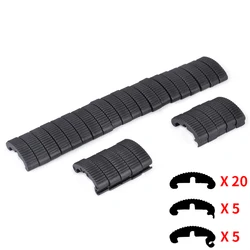 Cubierta riel Picatinny nailon para fijar cables y proteger Airsoft