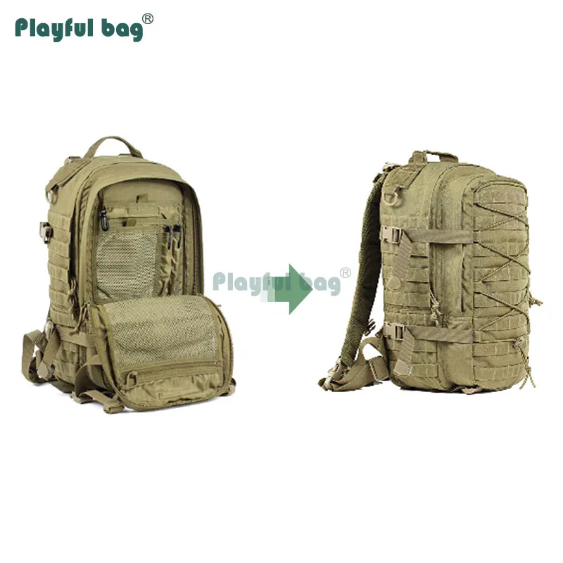 AVA101 Mochila táctica camuflaje 900D 20-35L MOLLE al aire libre - imagen 5